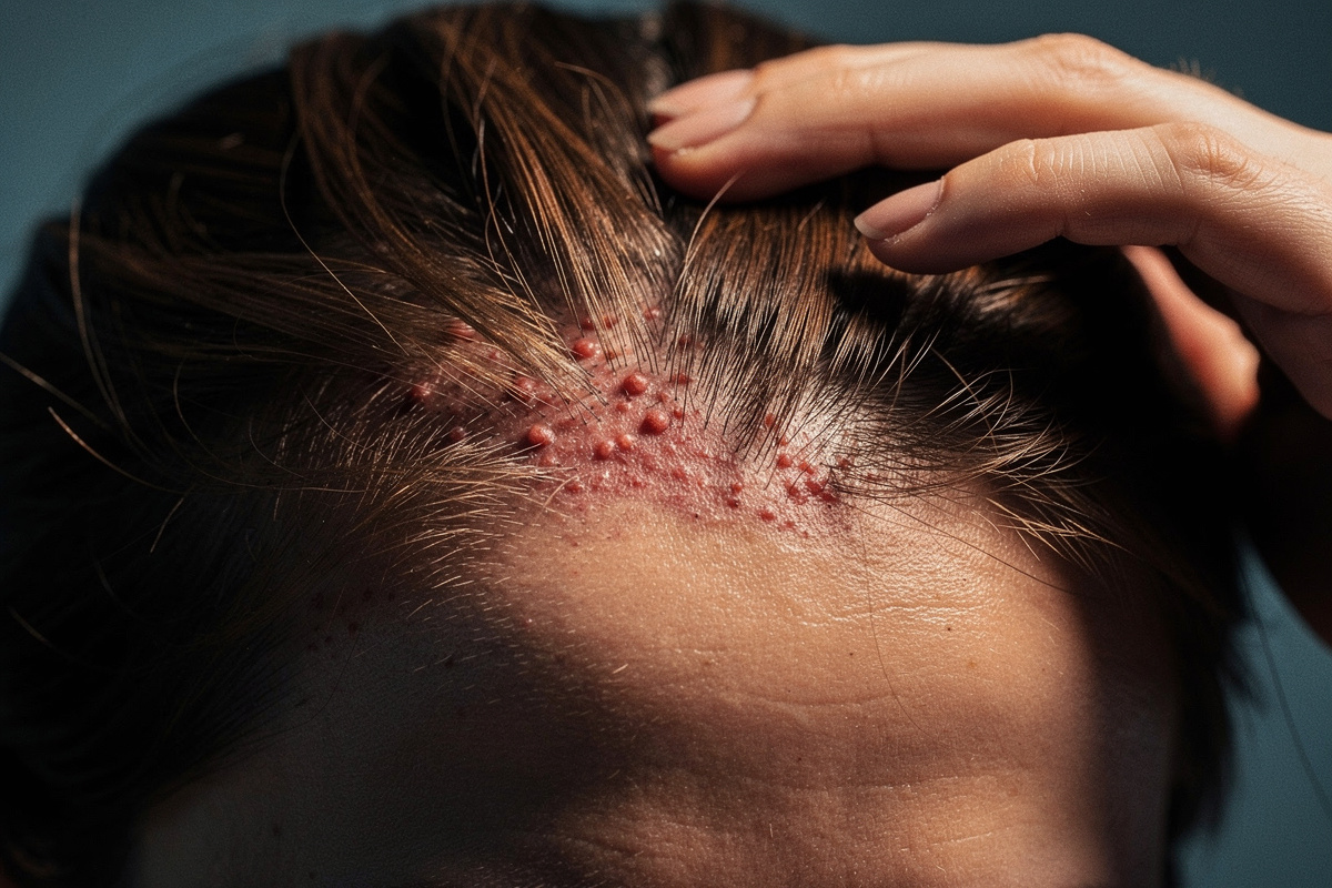 Bouton dans les cheveux : comment le faire disparaître ?