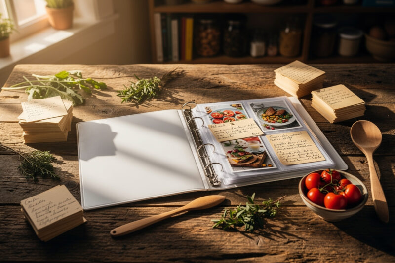 Comment organiser ses recettes de cuisine sur papier : ma méthode