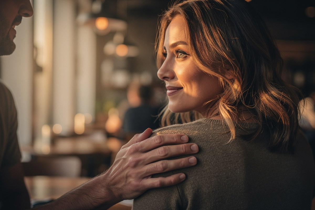 Toucher l'épaule d'une femme : quelle signification ?
