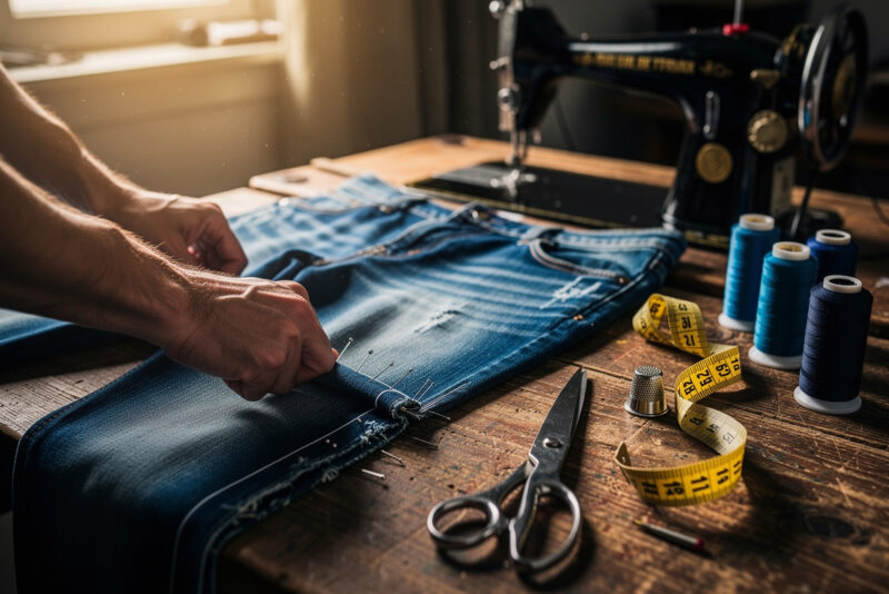 Retoucher un jean soi-même : tuto, astuces et erreurs à éviter